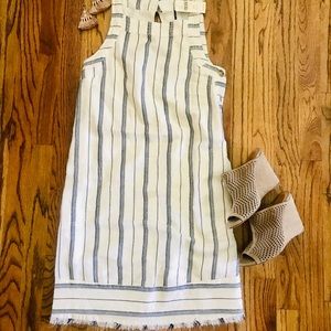 Gorgeous Anthropologie Blue and White striped dress